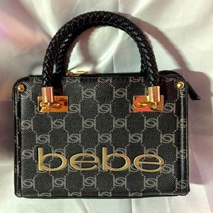 Black Bebe Brielle Mini Satchel/ Handbag